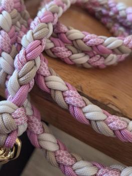 Preview: Rosa Love Hundeleine 2.50m