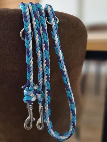 Paracordleine reflectet Galaxy Teal 2.20m