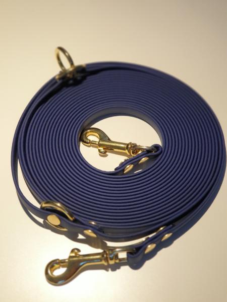 9mm Moin-Leine light navy blau